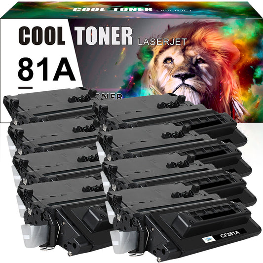 8 PACK CF281A Black Toner Cartridge For HP Enterprise M604N M604DN M605N M605DN