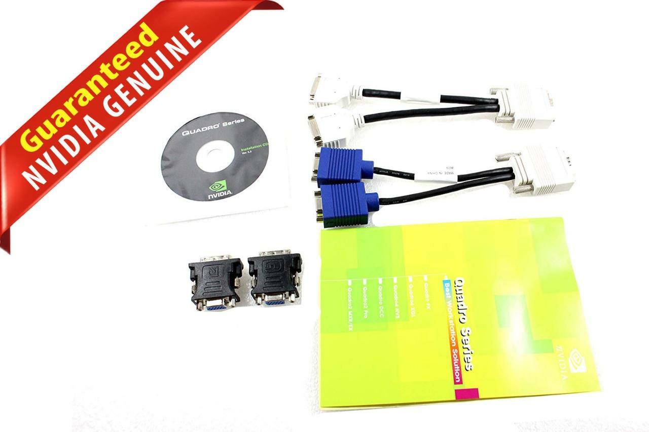 NVIDIA Quadro NVS 290 Graphics Card Cable Kit K332C CN-0K332C DL139A