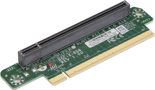 Supermicro RSC-X-6G4 1U LHS Storage riser card with one PCI-E 4.0 x16 slot,HF