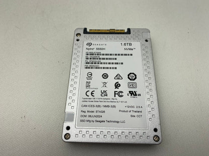 New 1.6TB Seagate Nytro 5550H PCI-E Gen4 4 Nvme 2.5" SSD XP1600LE70005