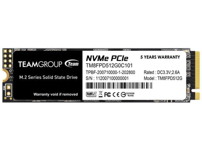Team Group SSD 512G|TEAM TM8FPD512G0C101 R