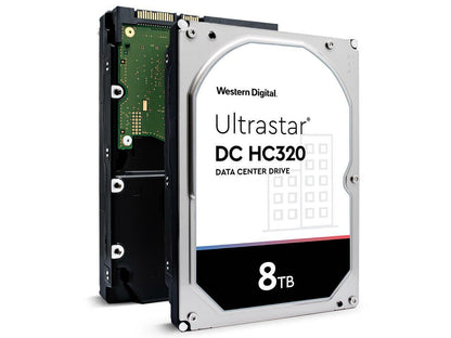 WD HGST Ultrastar DC HC320 8TB HDD SATA 7200 RPM 256 MB 3.5" Internal Hard Drive