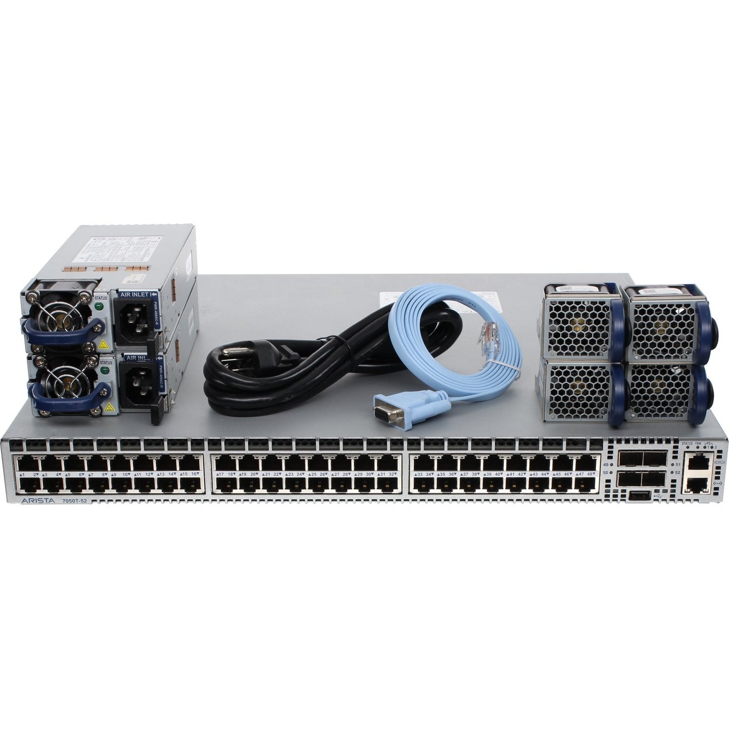 Arista DCS-7050T-52-R 48P 10GbE Base-T 4P SFP+ RA Switch