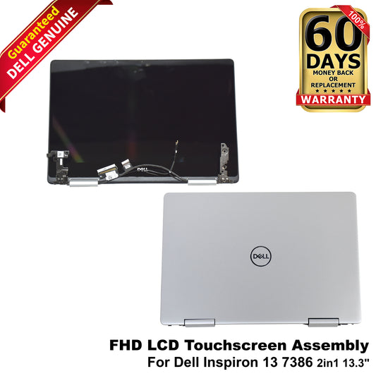 Dell Inspiron 13 7386 2-in-1 13.3" FHD Touchscreen LCD Display Assembly W8Y53