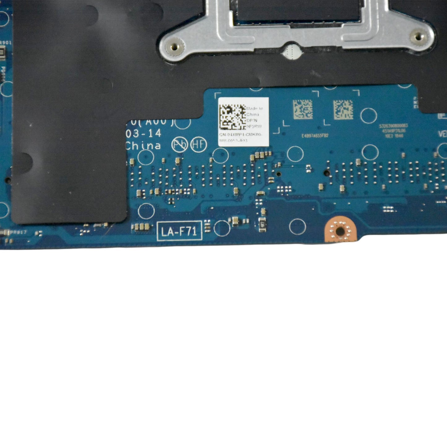 Dell Latitude 5591 Laptop Motherboard i5-8400H 2.5GHz DDR4 LA-F712P 4XMP4