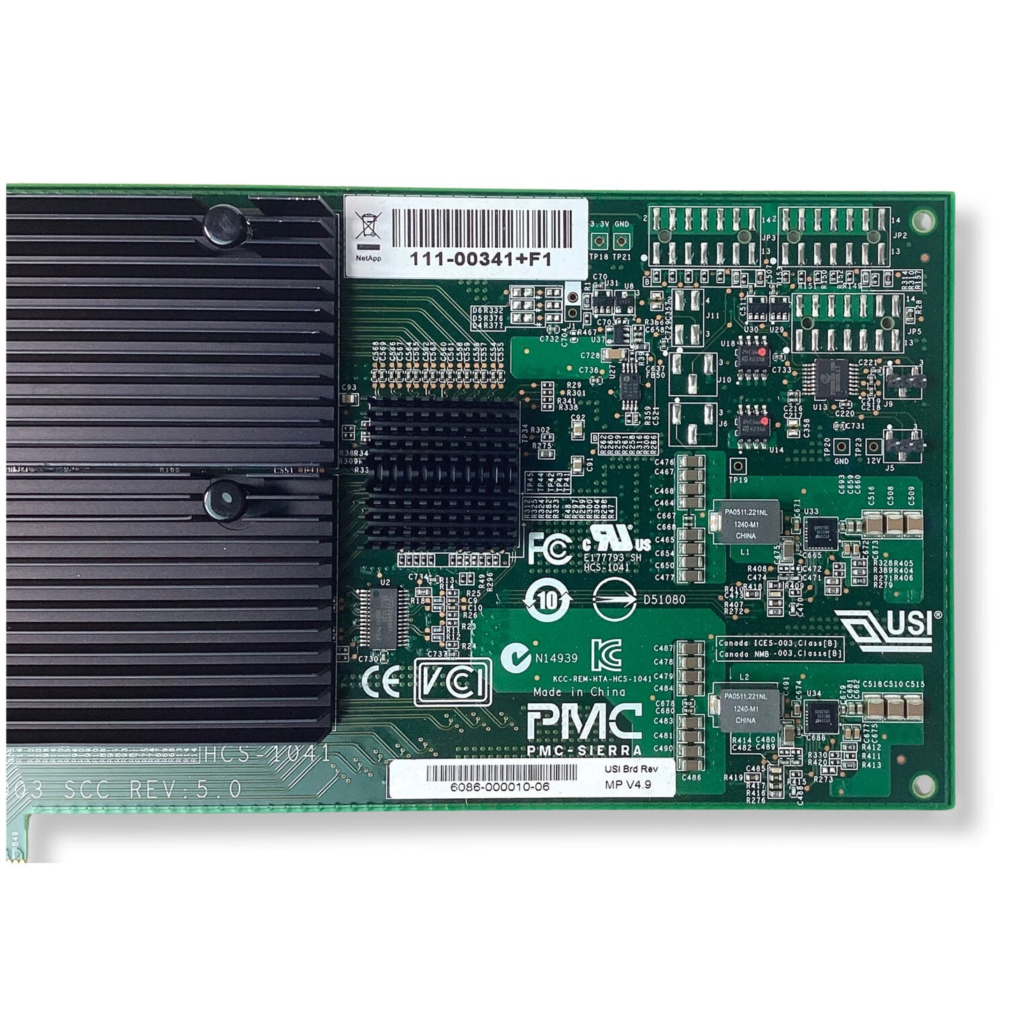 NetApp 111-00341+G1 SAS Quad Port 3/6Gb QSFP Controller (NOT FOR HOME PC)