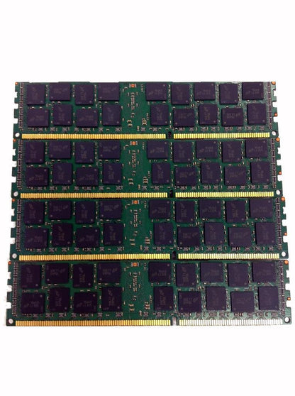 Lot of 4 Micron MT36JSF2G72PZ-1G6E1FF 4x16GB 2Rx4 PC3-12800R Server Memory