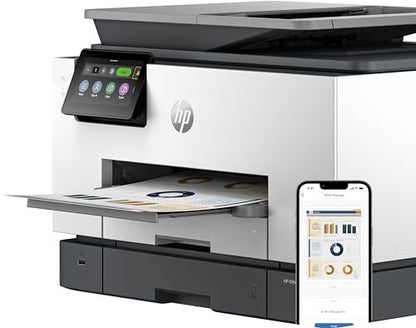 HP Officejet Pro 9130b Wired & Wireless Inkjet Multifunction Printer - Color