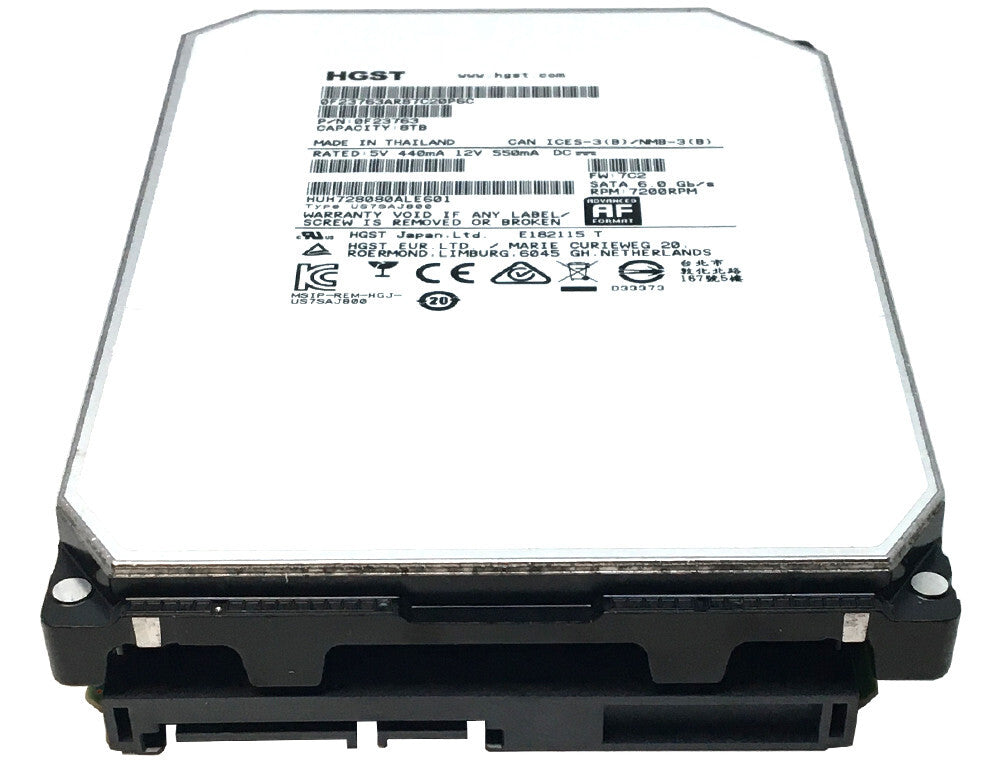 HGST Ultrastar HUH728080ALE601 8TB 7200RPM SATA 6Gb/s 3.5" Enterprise Hard Drive
