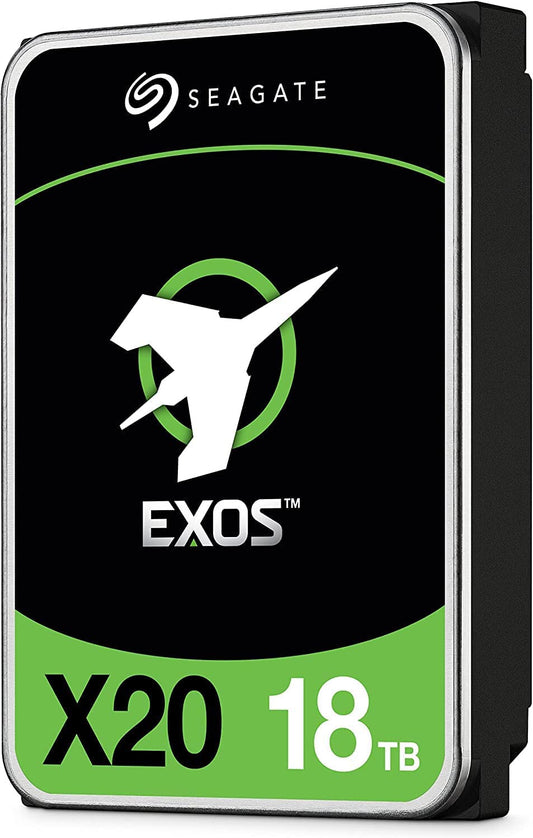 Seagate Exos X20 ST18000NM003D 18TB SATA 6Gb/s 7200 3.5" Enterprise Hard Drive