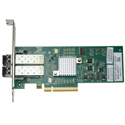 Dell Brocade 825 8Gb FC HBA Dual Port PCIe x8 SFP+ Host Bus Adapter 5GYTY