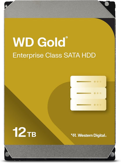 WD 12TB WD Gold Enterprise Class Internal Hard Drive 512 MB Cache 3.5" WD122KRYZ