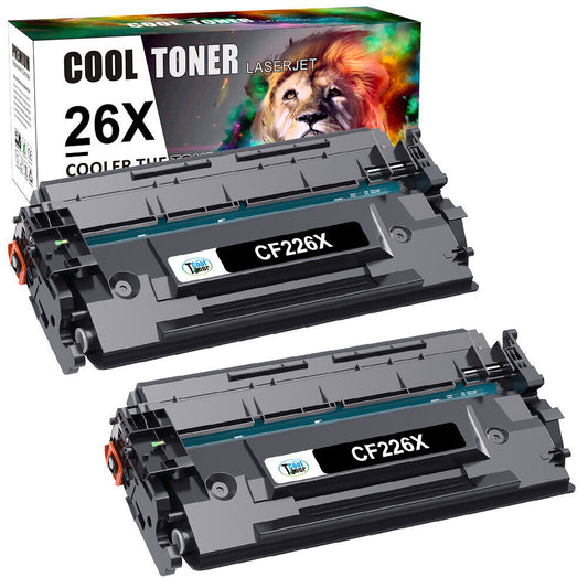 2 CF226X For HP 26X LaserJet Pro M402n M402dn MFP M426fdw MF426fdn Toner CF226XC
