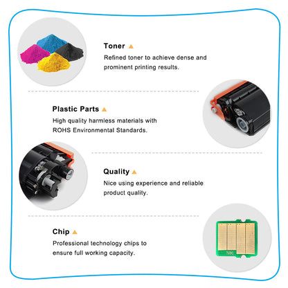 5pk Color Toner for Brother TN210 TN-210 HL-3040CN HL-3045CN HL-3070CW HL-3075