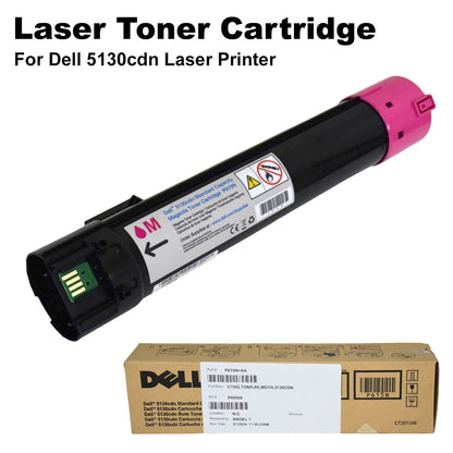 New Dell 5130cdn Magenta Laser Printer Toner Cartridge Yield 6000 330-5845 P615N