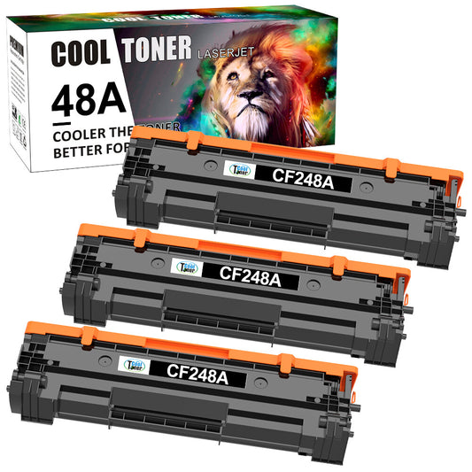 3 Pack CF248A 48A Toner Compatible with HP LaserJet Pro MFP M29a M29w M15w M16a