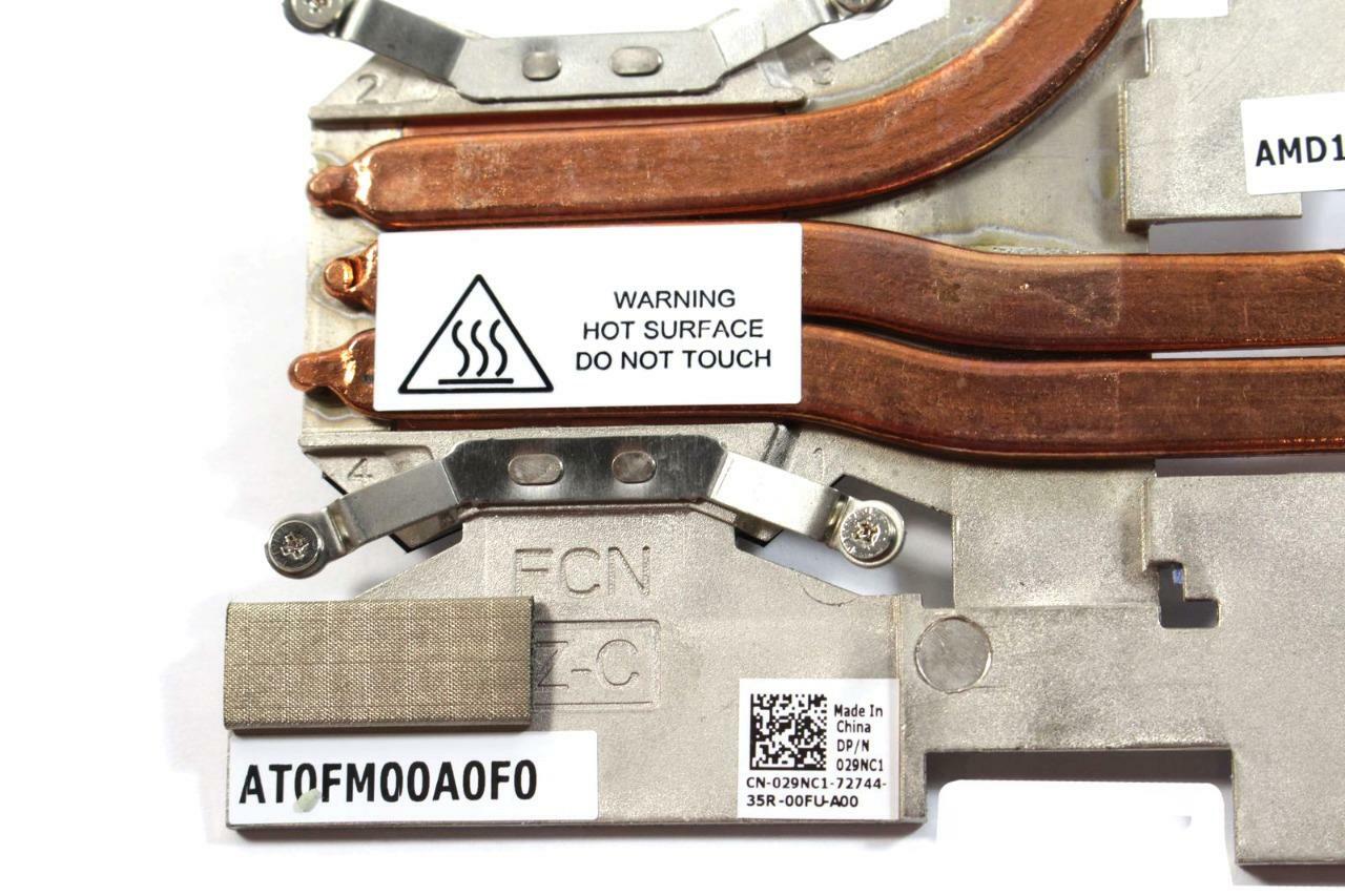 DELL ALIENWARE M18X 29NC1 AMD100W AT0FM00A0F0 SECONDARY COPPER PIPE HEATSINK