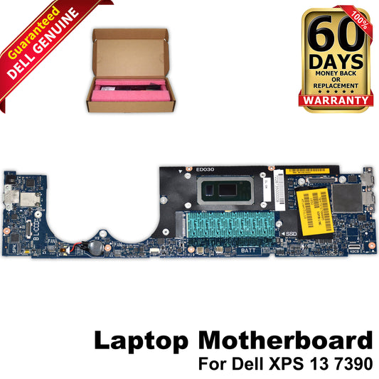 Dell XPS 13 7390 Laptop Motherboard i5-10210U 1.6GHz 4GB RAM LA-H931P JTF5T
