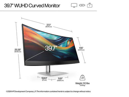 HP Series 7 Pro 39.7 inch 5K2K Conferencing Monitor-740pm 39.7" WUHD (5120 x