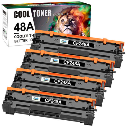 4PK CF248A 48A Toner Cartridge for HP LaserJet Pro M15a M15w M16w M28a M28w MFP