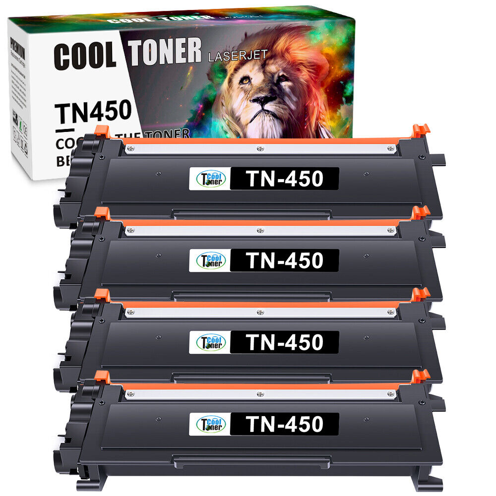 4 Pack TN420 tn-450 toner cartridge for brother mfc-7860dw mfc-7360n hl-2270dw