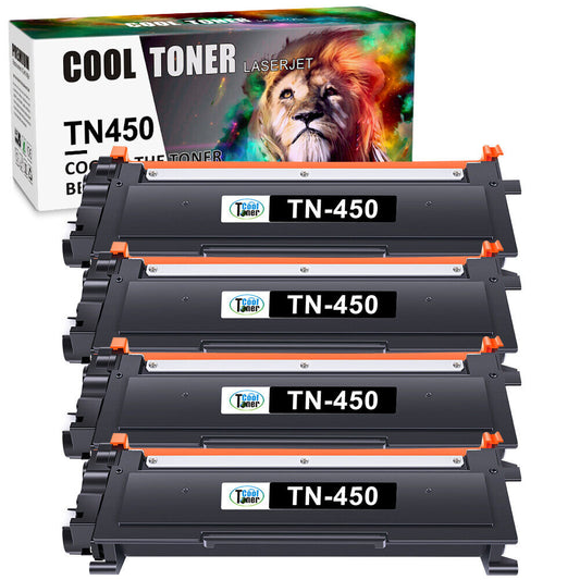 4 Pack TN420 tn-450 toner cartridge for brother mfc-7860dw mfc-7360n hl-2270dw