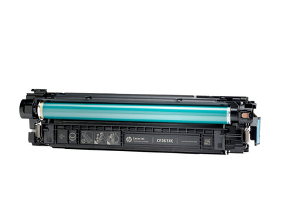 HP 508X High Yield Cyan Original LaserJet Toner Cartridge, ~9,500 pages, CF361X