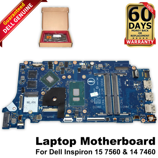Dell Inspiron 7560 7460 Motherboard i5-7200U 2.5GHz Nvidia 940MX LA-D821P 5CPRV