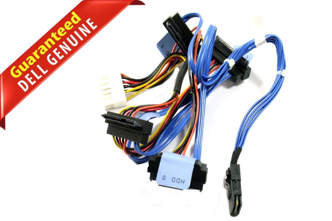 NEW GENUINE Dell PowerEdge R410 4-Port Fixed Backplane SAS 6/IR Cable M800G (NOT FOR HOME PC)