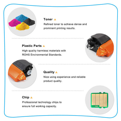 3PK Color TN-336 TN336 Toner For Brother HL-L8350CDW MFC-L8850CDW MFC-L8600CDW