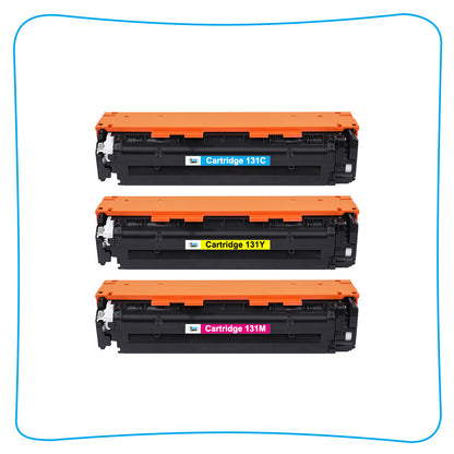 3 PACK Toner Compatible for Canon CRG 131 imageCLASS LBP7110CW MF8280CW MF624CW