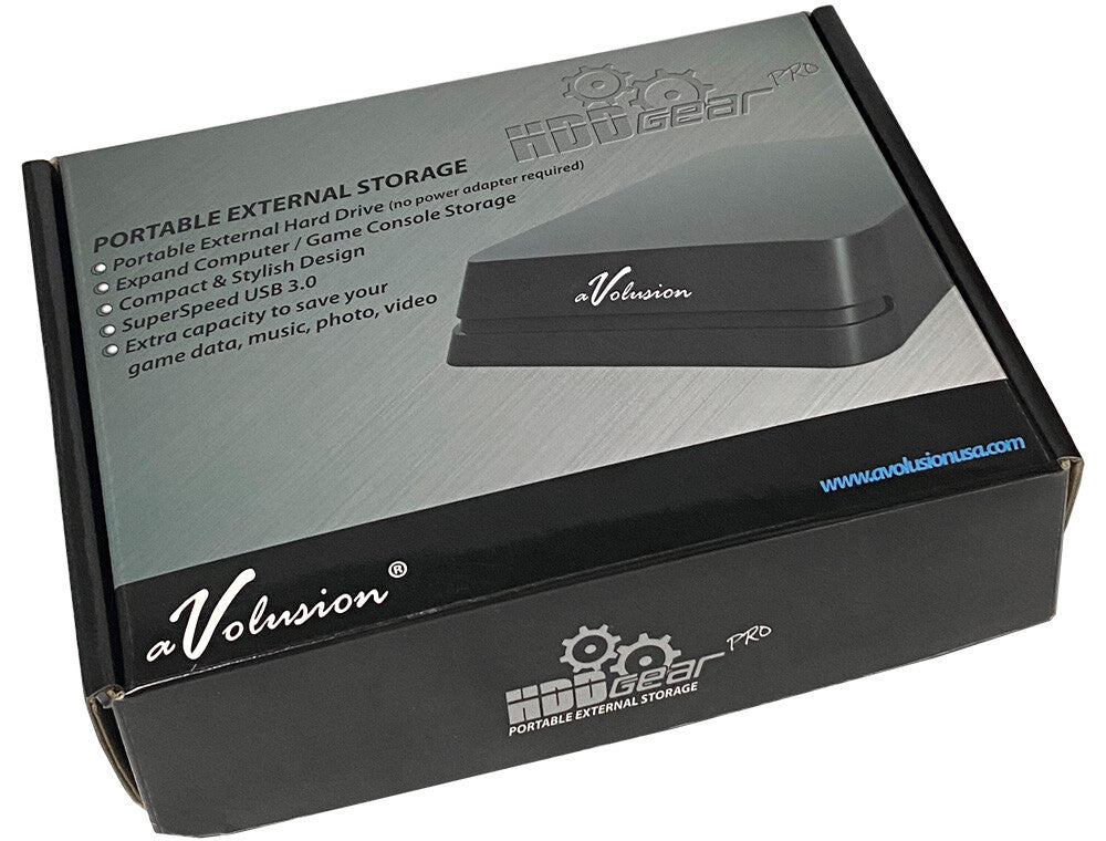 Avolusion Mini HDDGear Pro 1TB USB 3.0 External Hard Drive (PS4 Pre-Formatted)