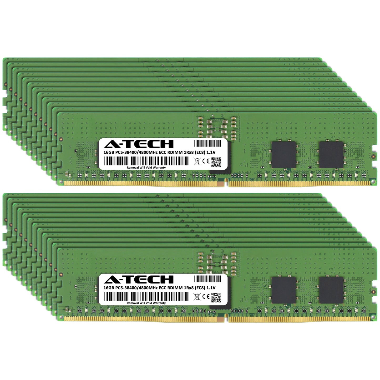 384GB 24x16GB PC5-4800 EC8 RDIMM Supermicro 222FT-HEA-LCC A22GA-NBRT Memory RAM