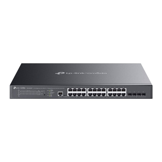 TP-Link SG3428XMPP | Omada 24-Port Gigabit PoE+ L2+ Managed Switch | 4* 10G SFP+