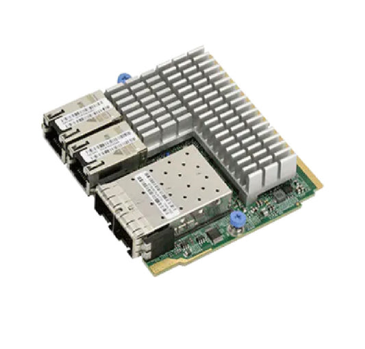 Supermicro AOC-MH25G-M2S2T SIOM 2+2-port 25G & 10G, SFP28 & RJ45, Mellanox