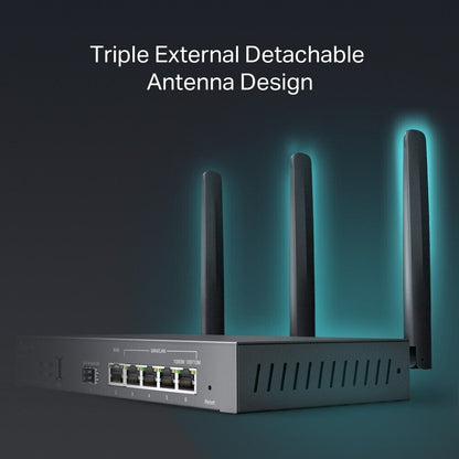 TP-Link ER706W | Omada AX3000 6-Port Wireless Gigabit Multi-WAN VPN Router