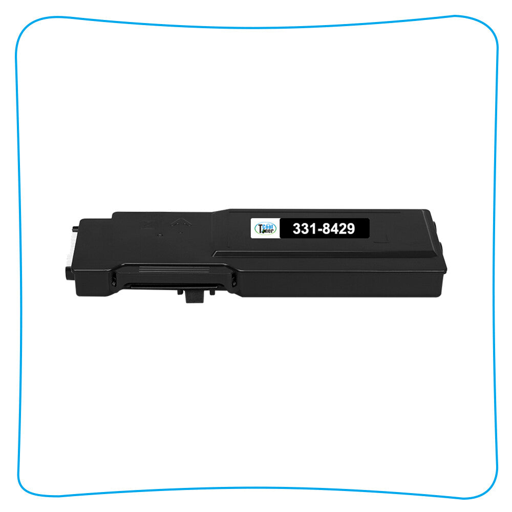 2 PACK C3760 Toner Cartridge Black for Dell C3760dn C3760n C3760dnf C3765dnf MF