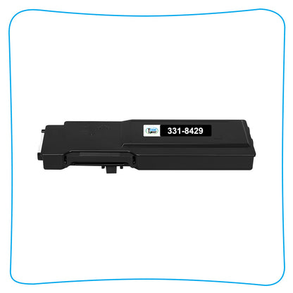 2 PACK C3760 Toner Cartridge Black for Dell C3760dn C3760n C3760dnf C3765dnf MF
