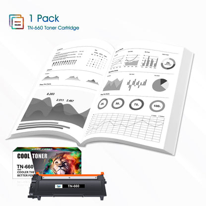 10PK TN660 High Yield Toner Cartridge For Brother TN630 MFC-L2700DW MFC-L2740DW