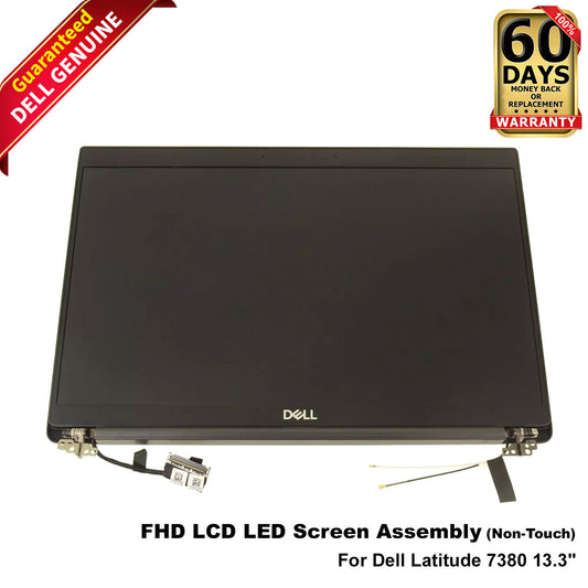 NEW Dell Latitude 7380 13.3 FHD LCD Display Screen Non-Webcam Assembly N4XYV