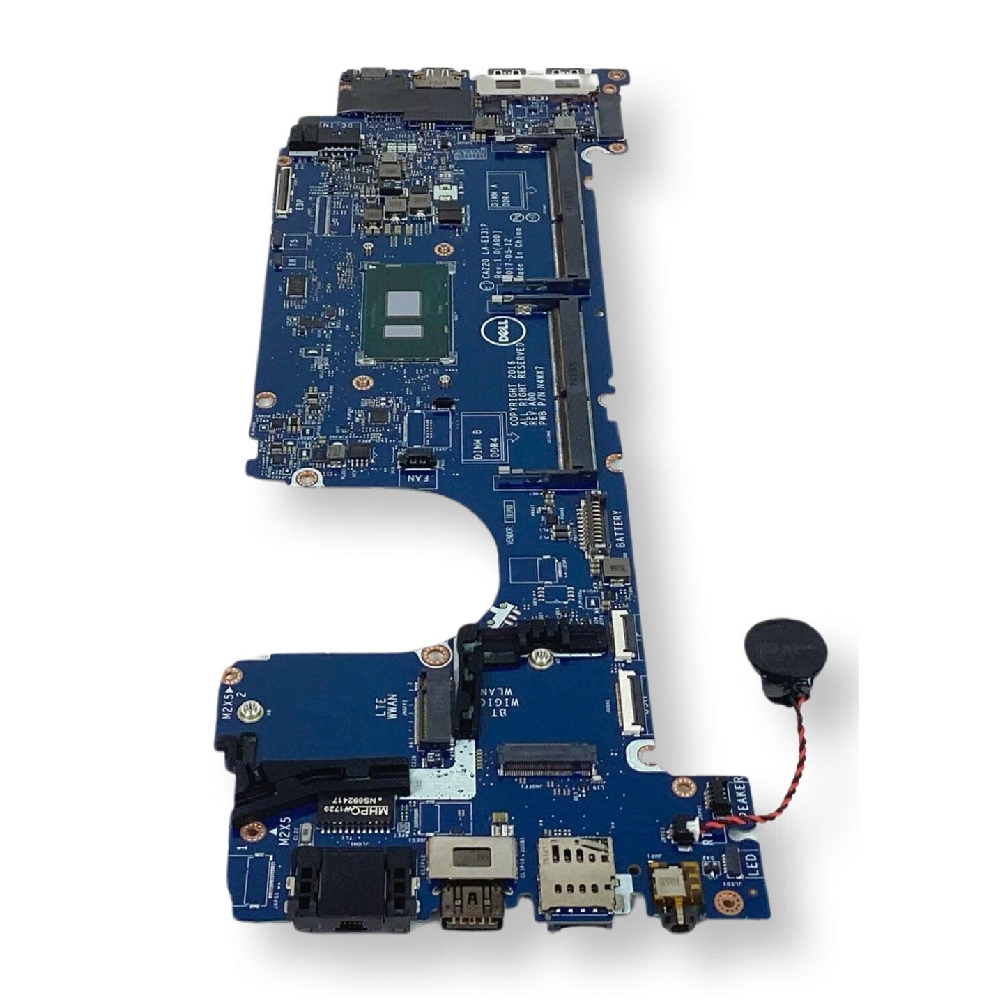 Dell Latitude 7480 Motherboard i5-7300U 2.6GHz DDR4 LA-E131P Thunderbolt 3 V20K6