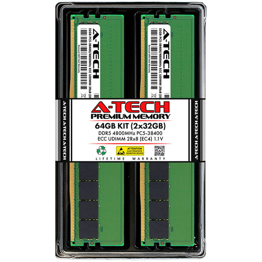 64GB 2x32GB PC5-4800 EC4 UDIMM ASRock Rack B650D4U-2T/BCM Memory RAM