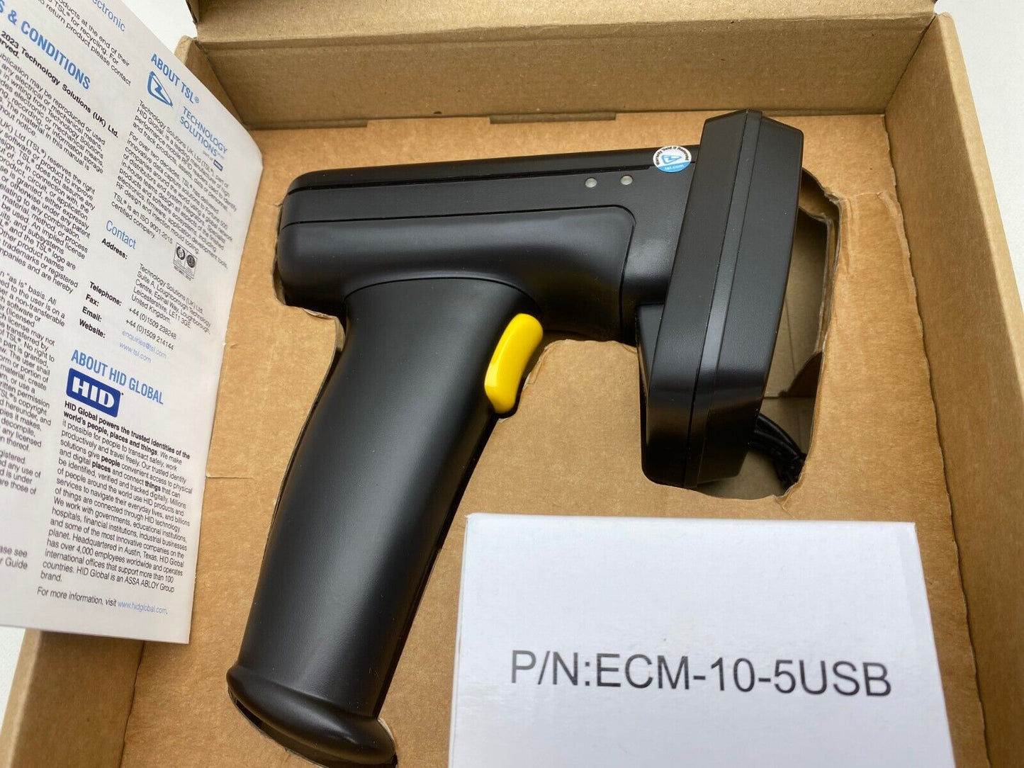 TSL, 1128 BLUETOOTH UHF RFID READER WITH UHF ANTENNA, TRIGGER HANDLE, BATTERY