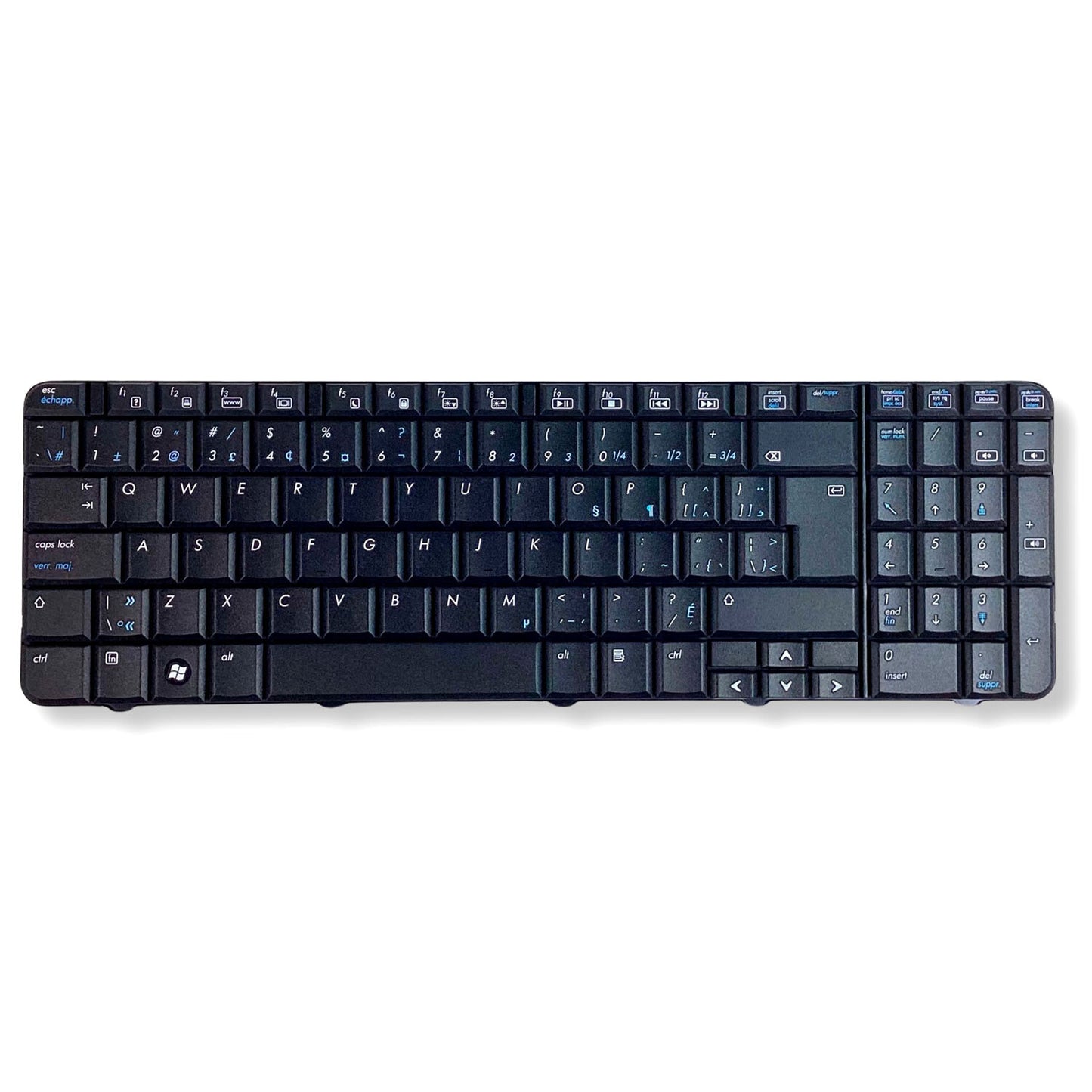 HP Compaq CQ60 G60 French Canadian Laptop Keyboard NSK-HAA2M 496771-121