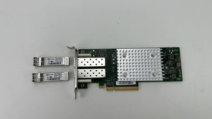 Dell QLogic QLE2692 Dual Port Fibre Channel 16Gb PCI-e 3.0 HBA FC LP with SFP+