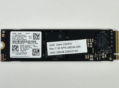 Lot of 2 HP/HPE/Samsung 256GB M.2 PCI-e 4 NVMe x4 Gen4 SSD NS204i-p 2280 2x