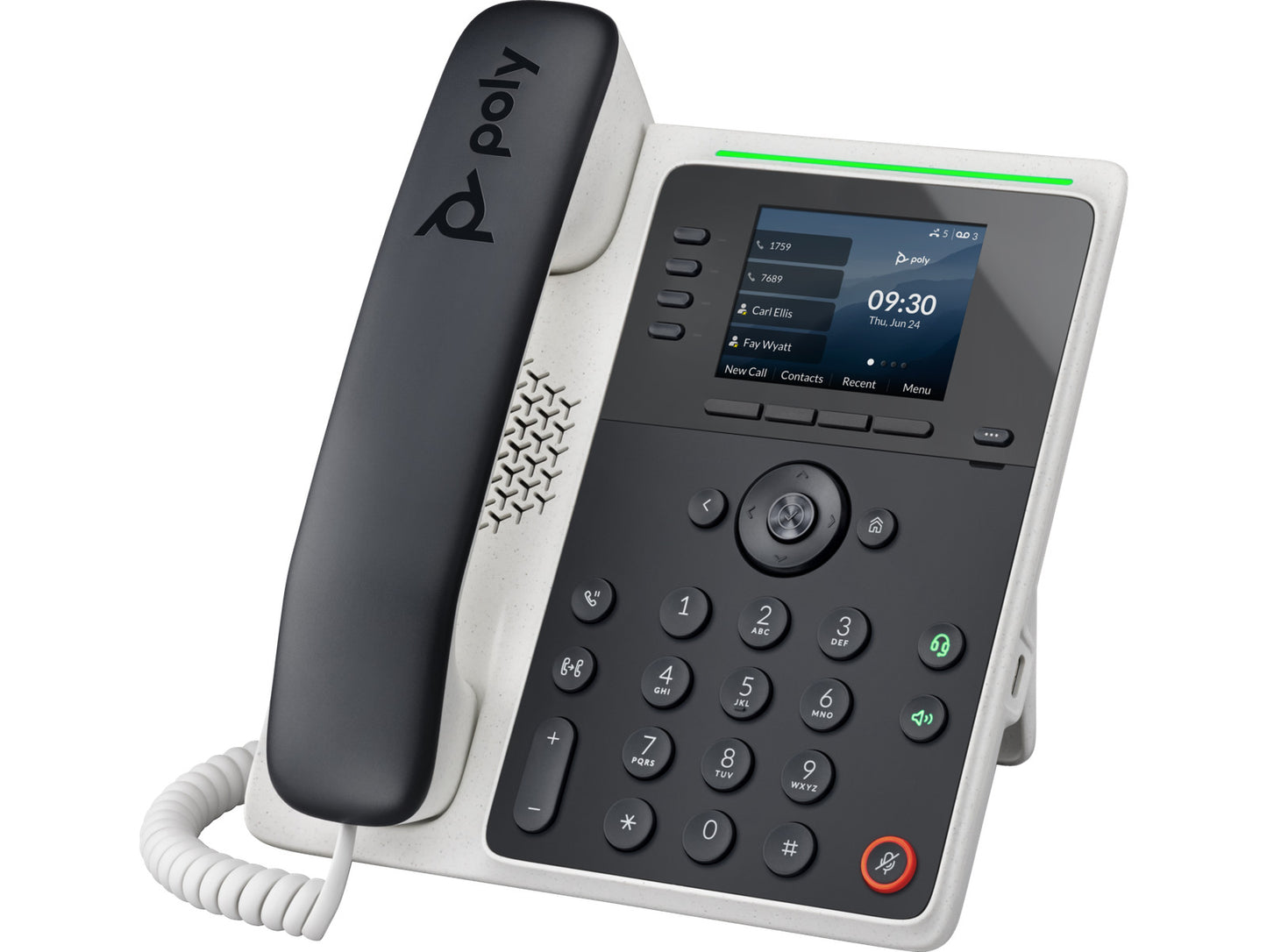 Poly Edge E220 IP Phone and PoE-enabled