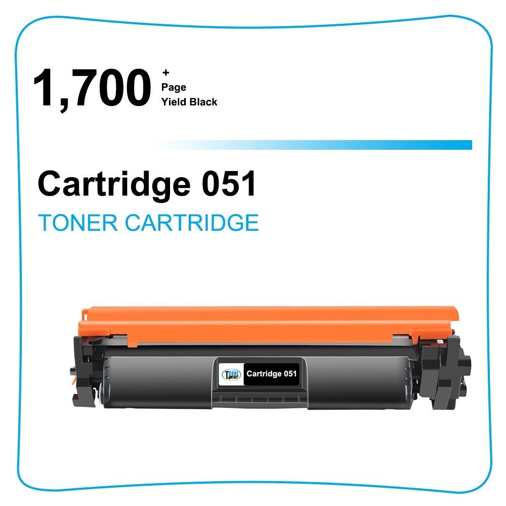 3Pk Toner Cartridge Compatible for Canon 051 ImageCLASS LBP162dw MF264dw MF267dw
