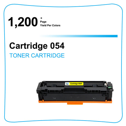 2PK CRG-054 Toner Cartridge for Canon 054 Yellow Imageclass LBP621cdw LBP623cdw