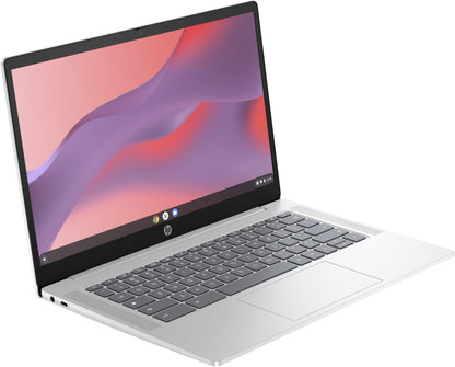 New HP Chromebook 14" HD Pentium Quad-Core N200 4GB 128GB UFS Webcam Chrome OS